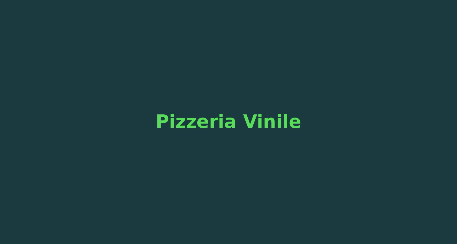 Pizzeria Vinile